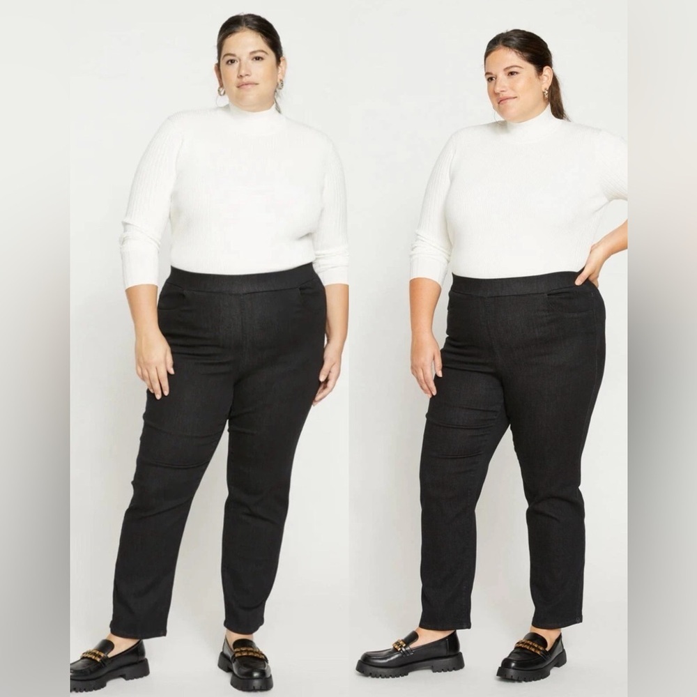 NWT Universal Standard ComfortDenim Don’t Call Them Jeggings in Black, M(18-20)
